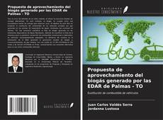 Capa do livro de Propuesta de aprovechamiento del biogás generado por las EDAR de Palmas - TO 