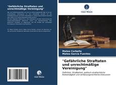 "Gefährliche Straftaten und unrechtmäßige Vereinigung" kitap kapağı