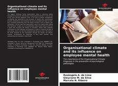 Buchcover von Organisational climate and its influence on employee mental health