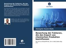 Portada del libro de Bewertung der Faktoren, die den Export von chemischen Produkten beeinflussen