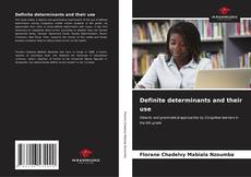 Definite determinants and their use kitap kapağı