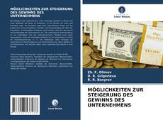 Bookcover of MÖGLICHKEITEN ZUR STEIGERUNG DES GEWINNS DES UNTERNEHMENS