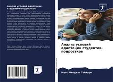 Bookcover of Анализ условий адаптации студентов-подростков