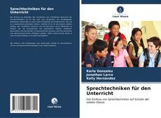 Capa do livro de Sprechtechniken für den Unterricht 