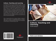 Couverture de Culture, Teaching and Learning
