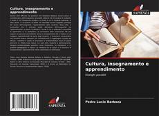 Buchcover von Cultura, insegnamento e apprendimento