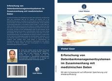 Buchcover von Erforschung von Datenbankmanagementsystemen im Zusammenhang mit medizinischen Daten