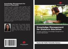 Capa do livro de Knowledge Management for Distance Education 