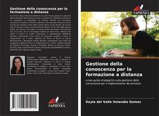 Portada del libro de Gestione della conoscenza per la formazione a distanza
