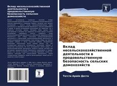 Buchcover von Вклад несельскохозяйственной деятельности в продовольственную безопасность сельских домохозяйств