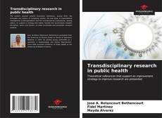 Capa do livro de Transdisciplinary research in public health 