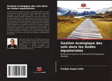 Copertina di Gestion écologique des sols dans les Andes équatoriales