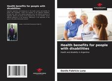 Обложка Health benefits for people with disabilities