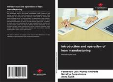 Portada del libro de Introduction and operation of lean manufacturing