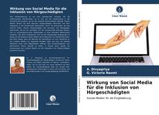 Capa do livro de Wirkung von Social Media für die Inklusion von Hörgeschädigten 