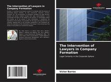 Portada del libro de The Intervention of Lawyers in Company Formation