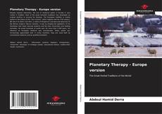 Couverture de Planetary Therapy - Europe version