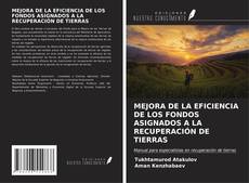 MEJORA DE LA EFICIENCIA DE LOS FONDOS ASIGNADOS A LA RECUPERACIÓN DE TIERRAS kitap kapağı