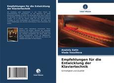 Bookcover of Empfehlungen für die Entwicklung der Klaviertechnik