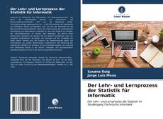 Buchcover von Der Lehr- und Lernprozess der Statistik für Informatik