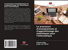 Le processus d'enseignement et d'apprentissage des statistiques pour l'informatique kitap kapağı