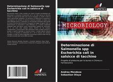 Обложка Determinazione di Salmonella spp Escherichia coli in salsicce di tacchino