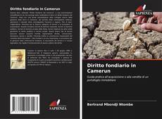 Capa do livro de Diritto fondiario in Camerun 