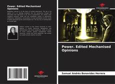 Power. Edited Mechanised Opinions kitap kapağı