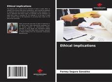 Capa do livro de Ethical implications 