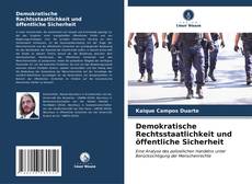 Demokratische Rechtsstaatlichkeit und öffentliche Sicherheit kitap kapağı