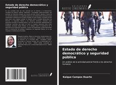Capa do livro de Estado de derecho democrático y seguridad pública 