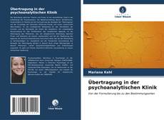Übertragung in der psychoanalytischen Klinik kitap kapağı