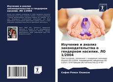 Buchcover von Изучение и анализ законодательства о гендерном насилии. ЛО 1/2004