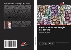 Couverture de Ricerca sulla sociologia del lavoro