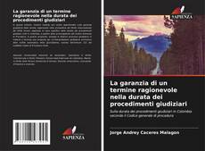 Couverture de La garanzia di un termine ragionevole nella durata dei procedimenti giudiziari