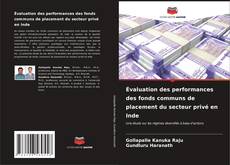 Buchcover von Évaluation des performances des fonds communs de placement du secteur privé en Inde