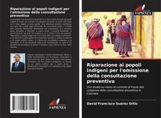 Обложка Riparazione ai popoli indigeni per l'omissione della consultazione preventiva