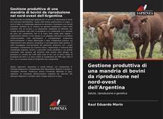 Bookcover of Gestione produttiva di una mandria di bovini da riproduzione nel nord-ovest dell'Argentina