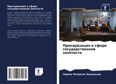 Buchcover von Прекаризация в сфере государственной занятости