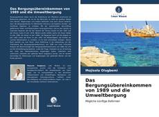 Capa do livro de Das Bergungsübereinkommen von 1989 und die Umweltbergung 