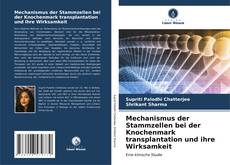 Buchcover von Mechanismus der Stammzellen bei der Knochenmark transplantation und ihre Wirksamkeit