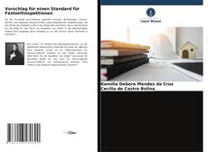 Bookcover of Vorschlag für einen Standard für Festzeltinspektionen