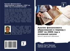 Portada del libro de Анализ финансового образования в период с 2007 по 2009 год в основной школе