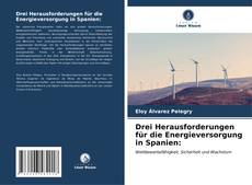 Bookcover of Drei Herausforderungen für die Energieversorgung in Spanien: