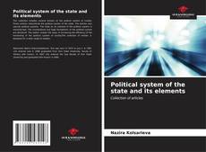 Buchcover von Political system of the state and its elements