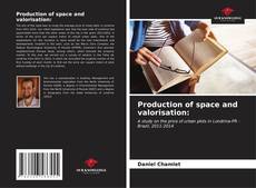 Portada del libro de Production of space and valorisation: