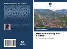 Dezentralisierung des Sektors: kitap kapağı