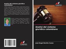 Buchcover von Analisi del sistema giuridico colombiano