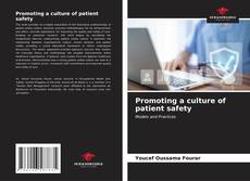 Couverture de Promoting a culture of patient safety
