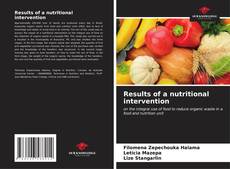 Bookcover of Results of a nutritional intervention